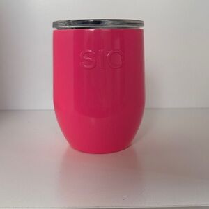 SIC Tumbler - Wine - Cocktail - Coffee - Neon Hot Pink - Travel Lid - Summer